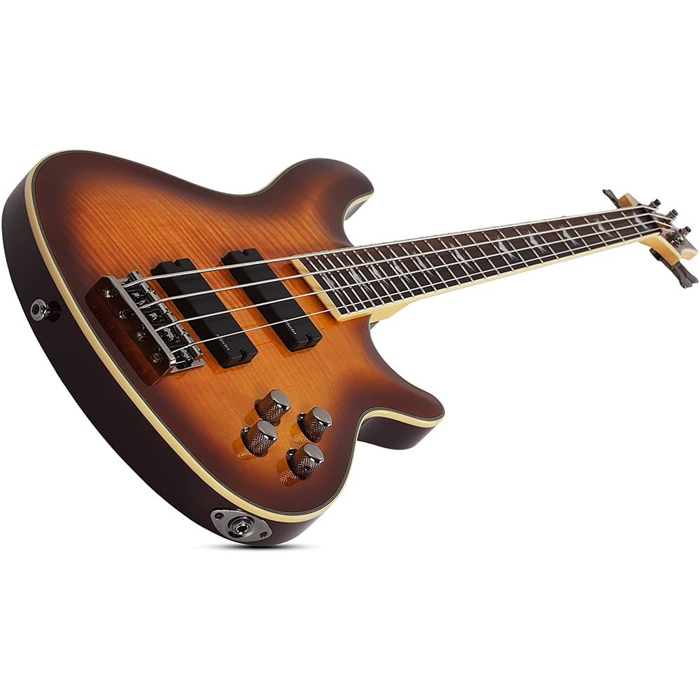 ベース Schecter Omen extreme-4 Schecter Omen Extreme-4 Bass Guitar - Black Cherry | Sweetwater