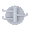 thumbnail image 2 of 2 pcs Wall Hooks for Hanging Adhesive Bathroom Kitchen Hooks Desk 3 Rotatable Arms Round Sticky Hooks, 2 of 5