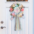 thumbnail image 1 of LSLJS Easter Décorations de Couronne pour Porte d'Entrée Extérieure, Pendentif Easter Rabbit Décoration de Maison Pendentif, 1 of 8