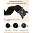 thumbnail image 5 of Wearlizer Braided Magnetic Band Compatible with Samsung Galaxy Watch 8 40mm 44mm & Watch 8 Classic 46mm, Celtic Stretchy Nylon Strap Adjustable Elastic Watch Band for Women Men (No for Ultra), 5 of 8