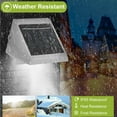thumbnail image 5 of TeqHome LED Solar Powered Stair Lights Dusk-To-Dawn Waterproof Garden Pathway Patio Fence Lamp, 5 of 8