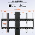 thumbnail image 5 of VEVOR Motorized TV Lift Mount 42-73" Height Adjustable, 32" Stroke Length, Fit for Max.60" TV Lift with Long-Distance Regulator, Load Capacity 132 lbs, 5 of 10
