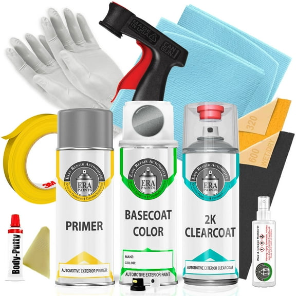 ERA Paints 873/1AB/LKH - Corris Gray Metallic for LAND ROVER Exact Match Touch Up Paint Spray - 2K Pro Kit