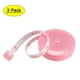 thumbnail image 1 of Cinta métrica de tela Uxcell, cinta métrica retráctil, suave, de plástico, rosa, 1 pieza, 1 of 5