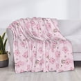 thumbnail image 3 of Rateoe Cute Pig Pattern Flannel Throw Blanket, Ultra-soft Blanket for Bed, Couch, Car, Hypoallergenic Anti-pilling blanket-80"x60"(Horizontal), 3 of 6