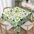 thumbnail image 1 of St.Patrick''s Day Tablecloth Square 54x54 Inch,Green Shamrock Table Cloth,Stain Resistance Polyester Spring Table Covers for Kitchen Dining,Small Tablecloth for Parties Picnic, 1 of 6