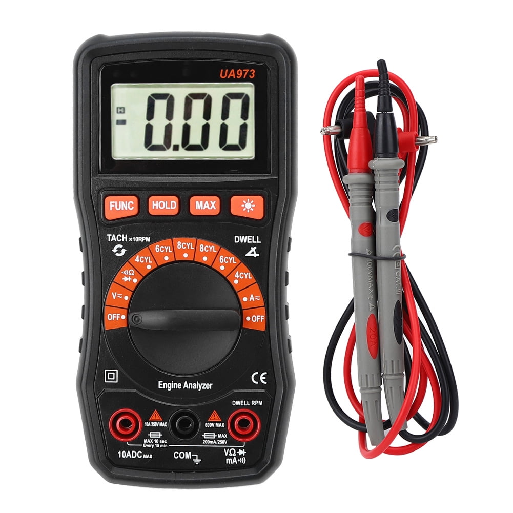 Multimeter Digital LCD Multifunction Handheld Car Electric Engine