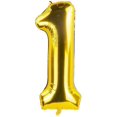 thumbnail image 2 of Globos de helio Mylar de aluminio gigante con 18 números dorados de 40 pulgadas - Suministros de decoración para fiestas Globos - Ideal para fiestas de 18 cumpleaños o 18 años de cualquier aniver, 2 of 2