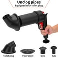 thumbnail image 5 of High Pressure Air Drain Blaster Gun Toilet Plunger Powerful Air Remover Blaster, 5 of 7