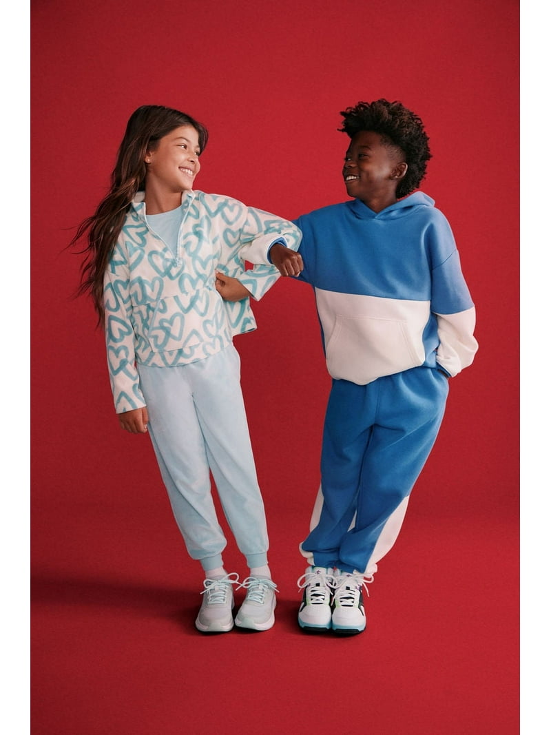 Athletic Works Little Girl & Big Girl Mesh Jogger Lace Up