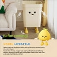 thumbnail image 2 of Maoww Kitchen Wastebasket Cream Style With Standing And Sitting Options Cream Style With Two Styles stand M(12L), 2 of 6