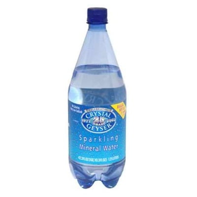 (10 Pack) Crystal Geyser Sparkling Mineral Water, 42.3 Fl Oz, 1