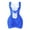 Blue, variant on Lingerie for Women Solid Color Beauty Wrapped Chest Underwear Sparkle Fishnet Deep V Neck Bodysuit