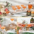 thumbnail image 4 of 50 Pcs Champagne Glasses 5 oz Unbreakable Plastic Martini Glasses Disposable Wine Cups Stackable Stemmed Champagne Coupe Shatterproof Party Stem Cups for Wedding Birthday Bar (Clear), 4 of 11
