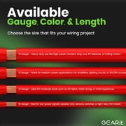 GearIT Primary Automotive Wire 16 Gauge (50ft Each - Black/Red) Copper Clad Aluminum CCA - Power/Ground for Battery Cable, Car Audio, Wire, Trailer Harness, Electrical Wire - 100 Feet Total 16ga Wire