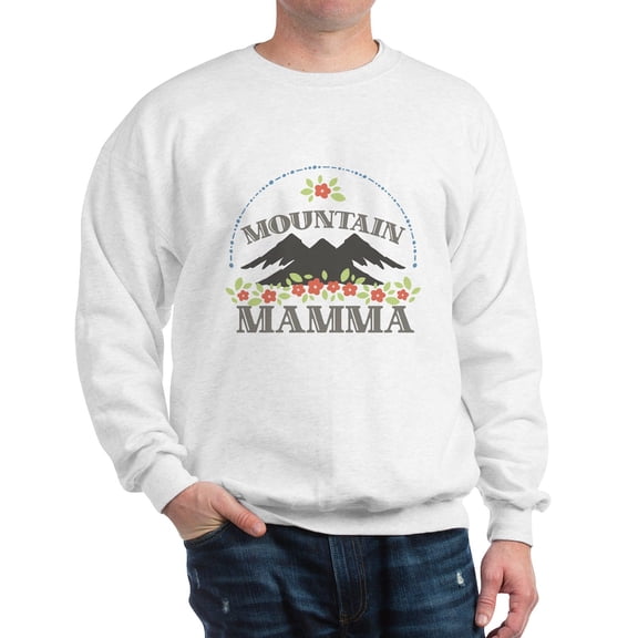 CafePress - MOUNTAIN MAMMA Sweatshirt - Crew Neck Sweatshirt