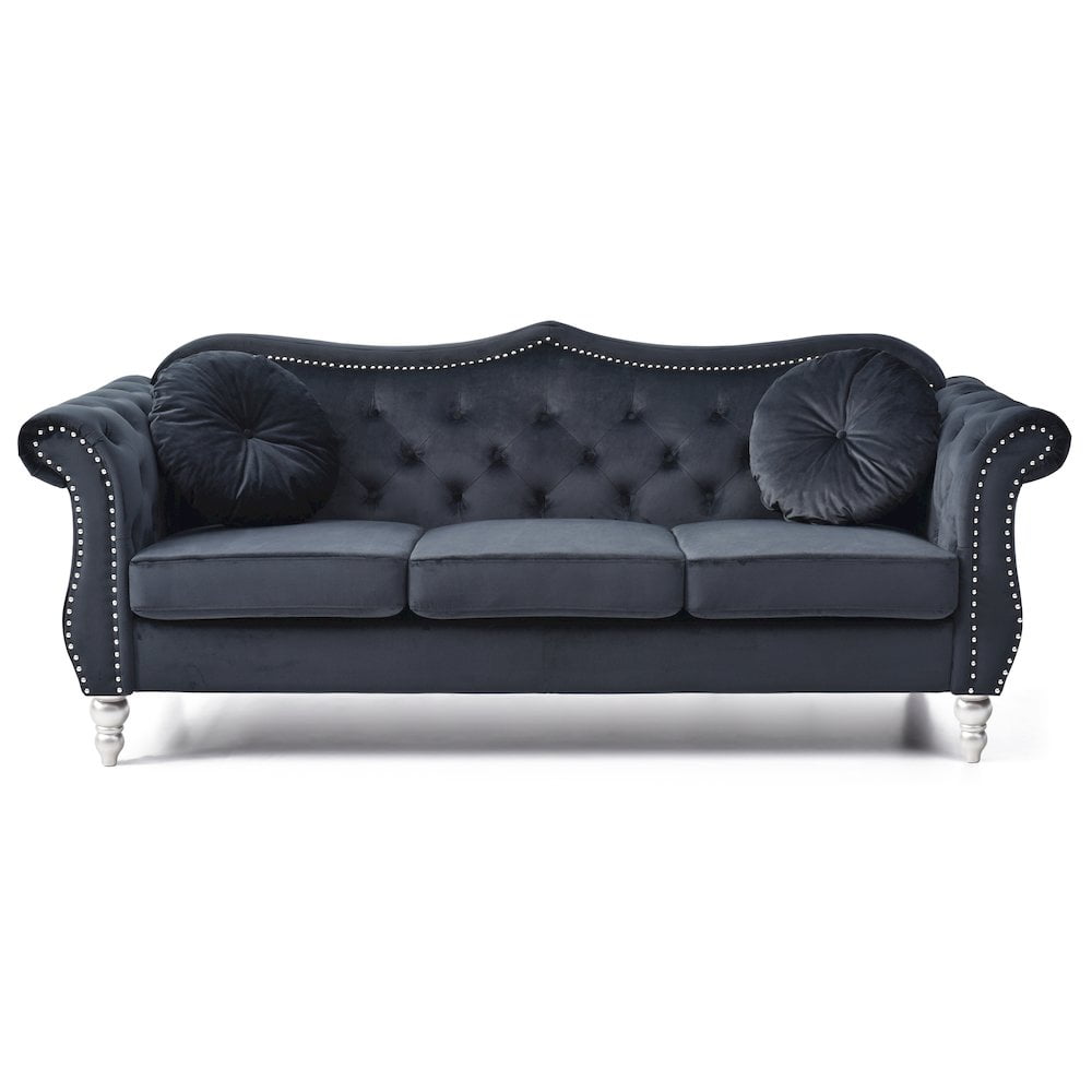 Glory Furniture Hollywood Sofa in Black Color