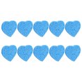thumbnail image 1 of EeaseCA 10PCS Makeup Removal Sponge Heart Shaped Cellulose Sponge Face Washing Sponge Cosmetic Puff (Blue), 1 of 7