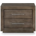 thumbnail image 3 of Modus Melbourne 2 Drawer Nightstand with USB in Dark Pine, 3 of 5