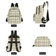 thumbnail image 2 of ALAZA Beige Checkered Womens Travel Laptop Backpack Large Daypack Ladies Shoulder Bags M, 2 of 7