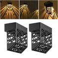 thumbnail image 1 of Luces de la cerca LED solar impermeable Sharpla para patio 2 paquetes, 1 of 8
