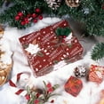 thumbnail image 2 of Sparklane Christmas Wrapping Paper Roll - Red Flower & Merry Christmas Letter Pattern for Holiday, Party - 17 inches x 32.8 Feet (46.45 sq.ft.), 2 of 14