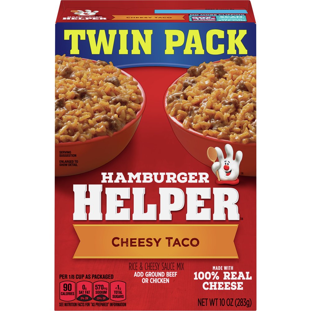 Hamburger Helper Cheesy Taco Twin Pack, 10.0 OZ