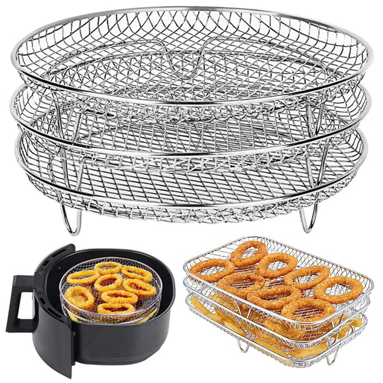9 Inch Air Fryer Accessories,For 5.8QT Or Larger Deep Air Fryer - Include Air  Fryer