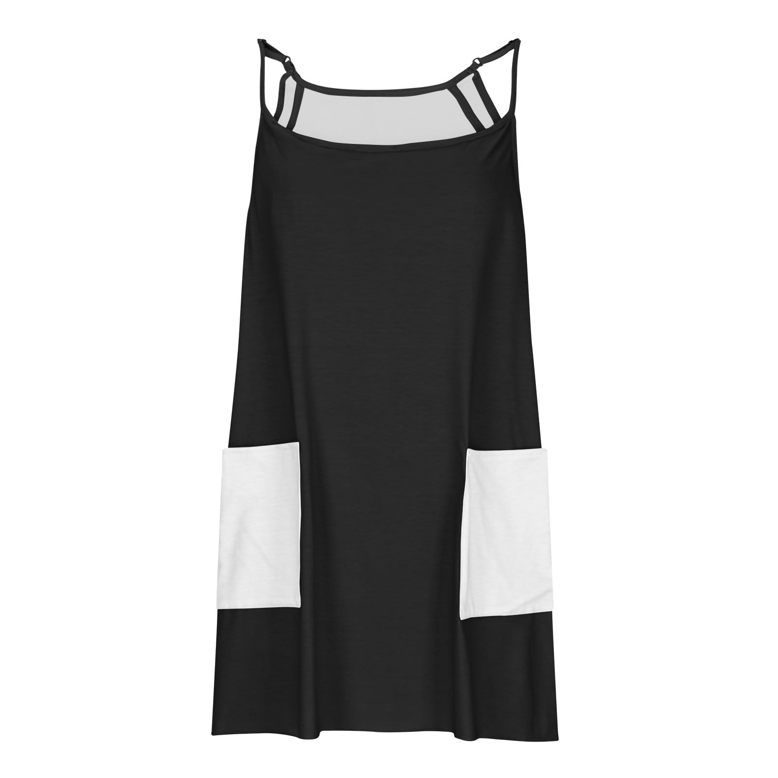 Moxiu Short Jumpsuit Women,Athletic Dress for Women Hot Shot Mini Dress Onesie Oversized Romper with Pockets Built-in Shorts Summer Outfits 2025 Black,XXL