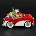 thumbnail image 1 of Santa'S In A Classic Car-Musical Figurine, 1 of 3