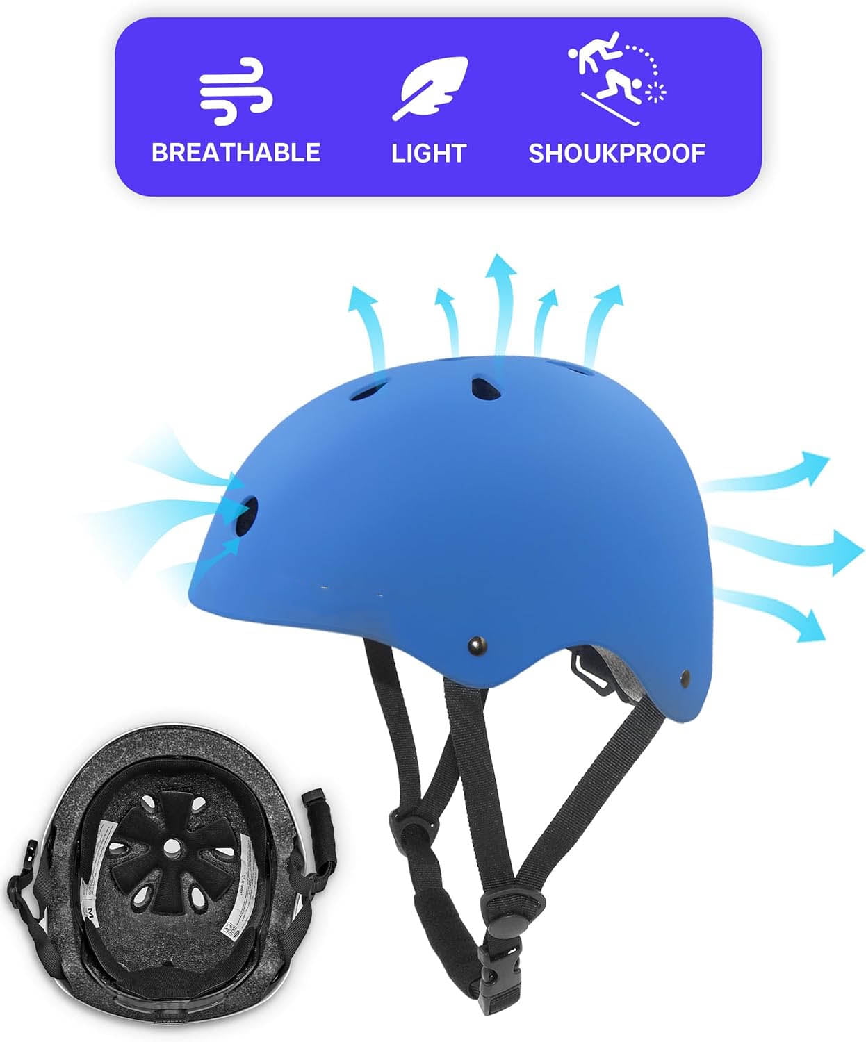 Bike Helmet, Adjustable and Multi-Sport