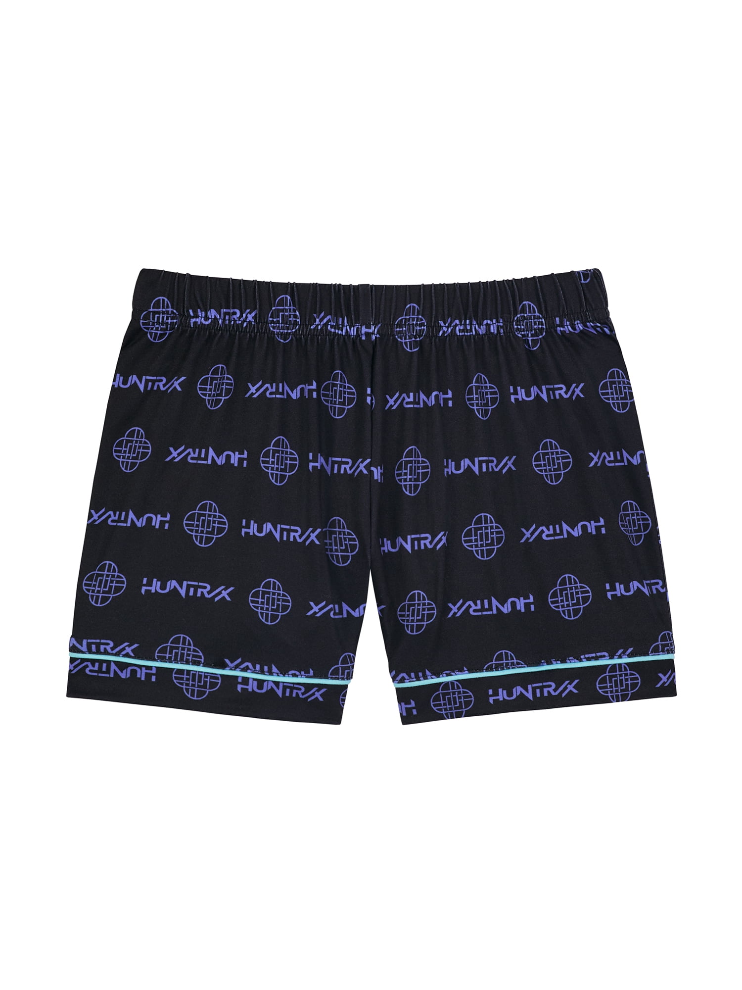 Kpop Demon Hunters Girls Button Front Top and Shorts Pajama Set, 2-Piece, Sizes 6-12