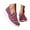 Red, variant on ibiyuan Womens Orthopedic Sandals Knit Upper Embroidery Walking Shoes for Women Closures Arch Support Walking Anti-Skid Womens Casual Sneakers Classic Hands-Free Mary Jane Shoes Women Foam Shoes