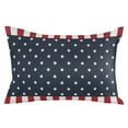 thumbnail image 7 of American Patriotic National Flag Outdoor Pillow Covers Set of 2,Decorative Waterproof Throw Pillow Case,Stars Blue Red and White Stripes Cotton Linen Soft Cozy Cushion Pillowcases, 7 of 7