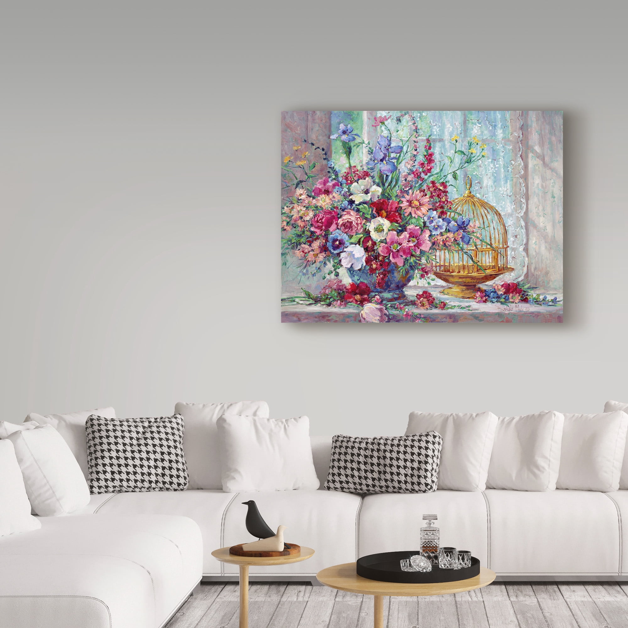 Trademark Fine Art 'Victorian Blossoms' Canvas Art by Barbara Mock