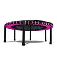 thumbnail image 2 of Open Box 48" Mini Fitness Trampoline & Rebounder Gym Equipment, Pink, 2 of 7