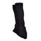 thumbnail image 1 of 2x Calentadores de piernas para patinaje artístico, protectores cálidos, ligeros y modernos, decoración para piernas peluche negro, 1 of 9