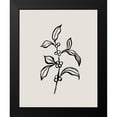 thumbnail image 2 of Caroline, Emma 20x24 Black Modern Framed Museum Art Print Titled - Loose Holly Sketch IV, 2 of 5