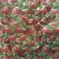 thumbnail image 3 of Fruits Tulle Curtains with Rod Pocket, Red Apples and Green Leaves Organic Food Garden Harvest Eating Clean Theme, Sheer Drape for Wedding Party 2 Panels, 7 Sizes, White Green and Red, by Ambesonne, 3 of 3