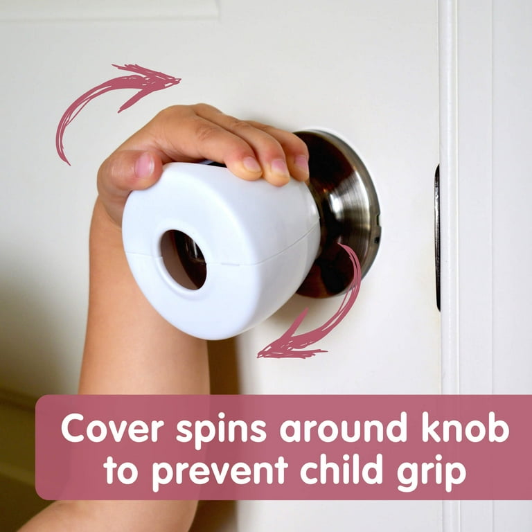 Wittle door safety for kids 4 door knob covers & 2 finger pinch guards cheap