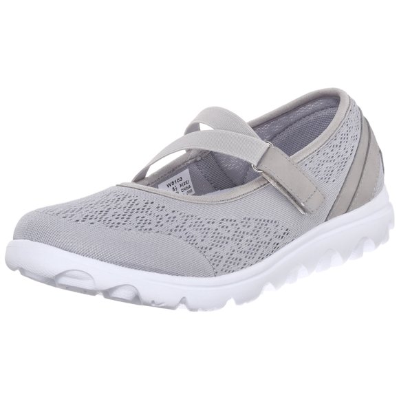 Propet Women's TravelActiv Mary Jan, Silver, 6 W US