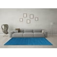thumbnail image 3 of Ahgly Company Indoor Round Abstract Light Blue Contemporary Area Rugs, 8' Round, 3 of 4