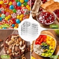 thumbnail image 2 of 20 Recipientes para Refrigerios con Tapa, Herméticos, con 2 Compartimentos, Reutilizables., 2 of 5