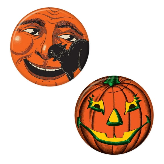 Vintage Halloween Buttons 0 Pack of 12