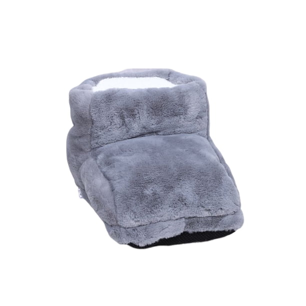 Vogacara Calentador de pies eléctrico para invierno, reemplazo desmontable lavable, colorido antideslizante, almohadilla calefactora para pies Cuidado de los pies Gris Vogacara CE014770-01B