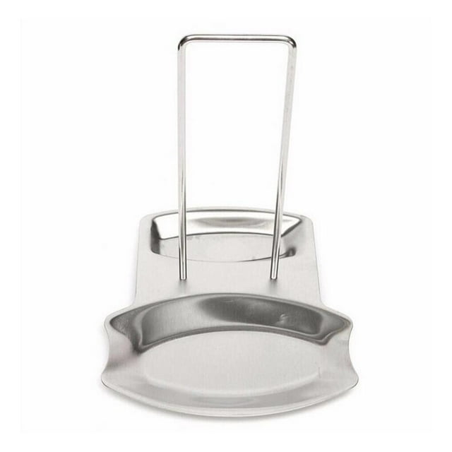 pitrice 2Pcs Design Pot Lid Shelf Organizer Pan Cover Lightweight Small Stable Rack Multifunctional Spoon Stand Storage Sponge Spoon Holder Home Accessories