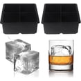 thumbnail image 1 of Large Ice Cube Trays Silicone (2.5-inches) - Giant Cocktail Silicone Ice Maker, Scotch Whiskey Ice Cube, Easy Release Reusable Ice Cubes,food Grade (b, 1 of 5