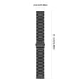 thumbnail image 3 of MKHSQHDG Today's Deals 【22Mm】Multipurpose Stainless Steel 3 Link Timepiece Strap for Various 22Mm Timepiece with Timepiece Band Tool, 3 of 9
