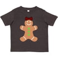 thumbnail image 3 of Inktastic Cute Gingerbread Girl with Red Plaid Bow Boys or Girls Toddler T-Shirt, 3 of 5