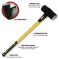 thumbnail image 2 of Performance Tool M7116 16-Pound Sledge Hammer With Fiberglass Handle, 2 of 6
